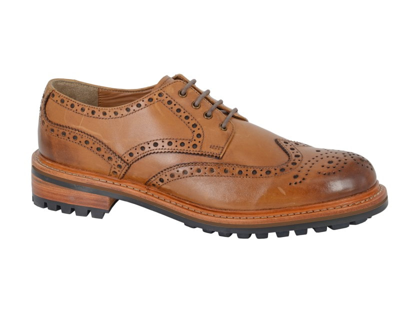 4 Eyelet Gibson Brogue - Goodyear Welted Commando Sole