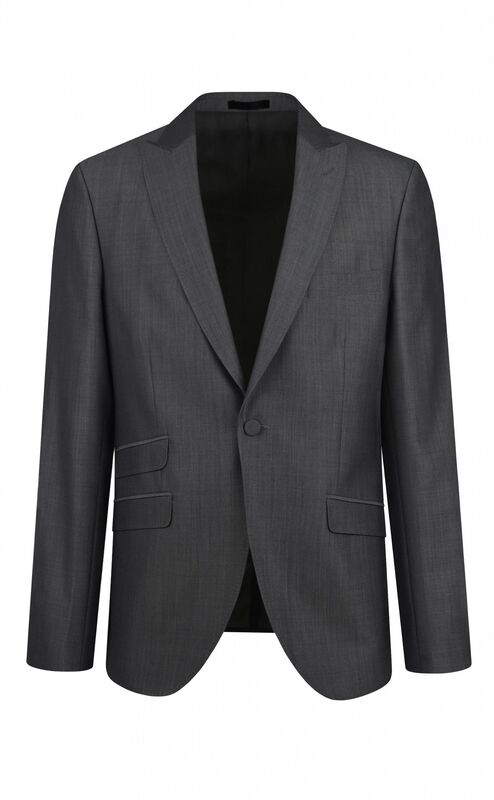 Charcoal Grey Mohair Jacket