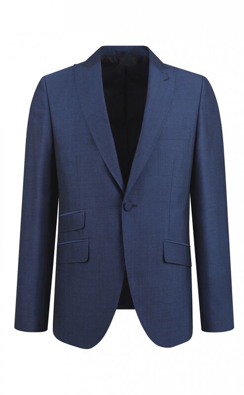 Royal Blue Mohair Jacket