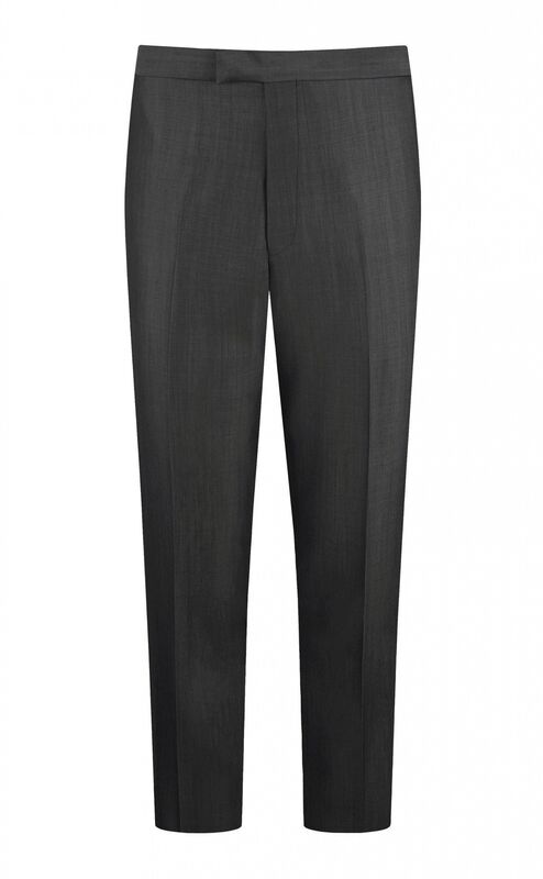 Charcoal Grey Mohair Trousers