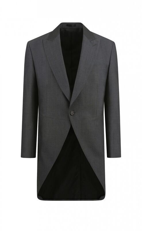 Charcoal Grey Mohair Tailcoat