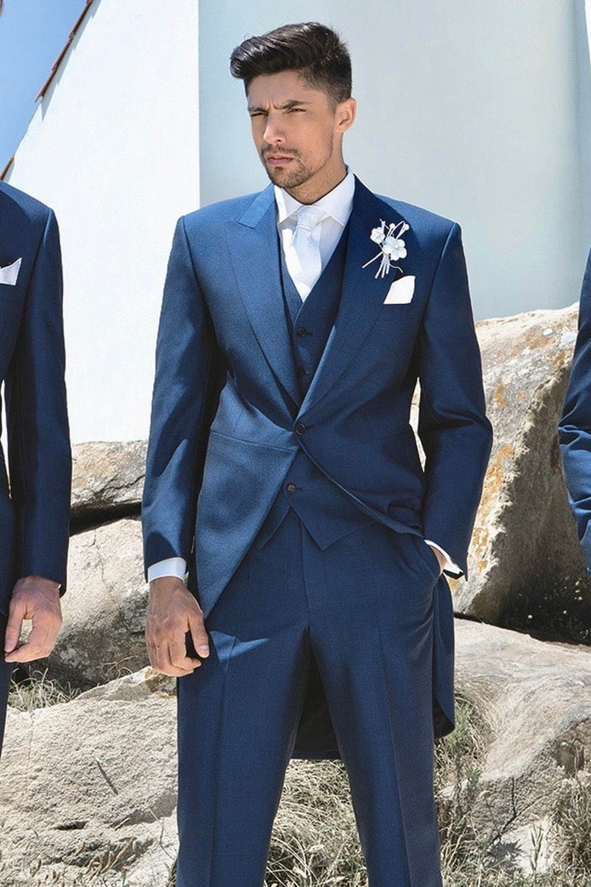 Royal Blue Mohair Suit & Tails