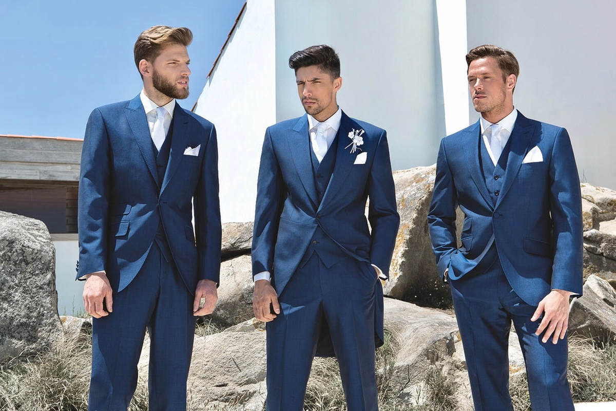 Royal Blue Mohair Suit & Tails