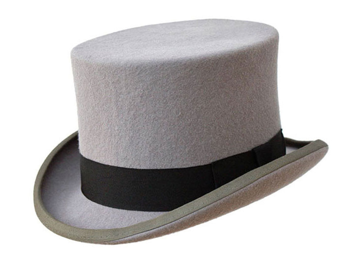Grey Felt Top Hat Hire