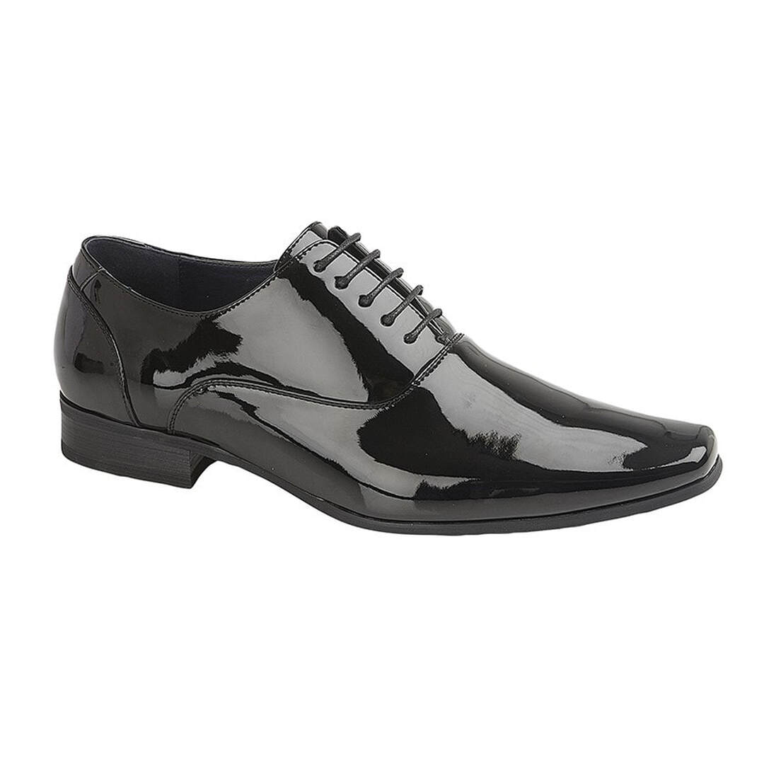 Chisel Toe Black Patent Shoes