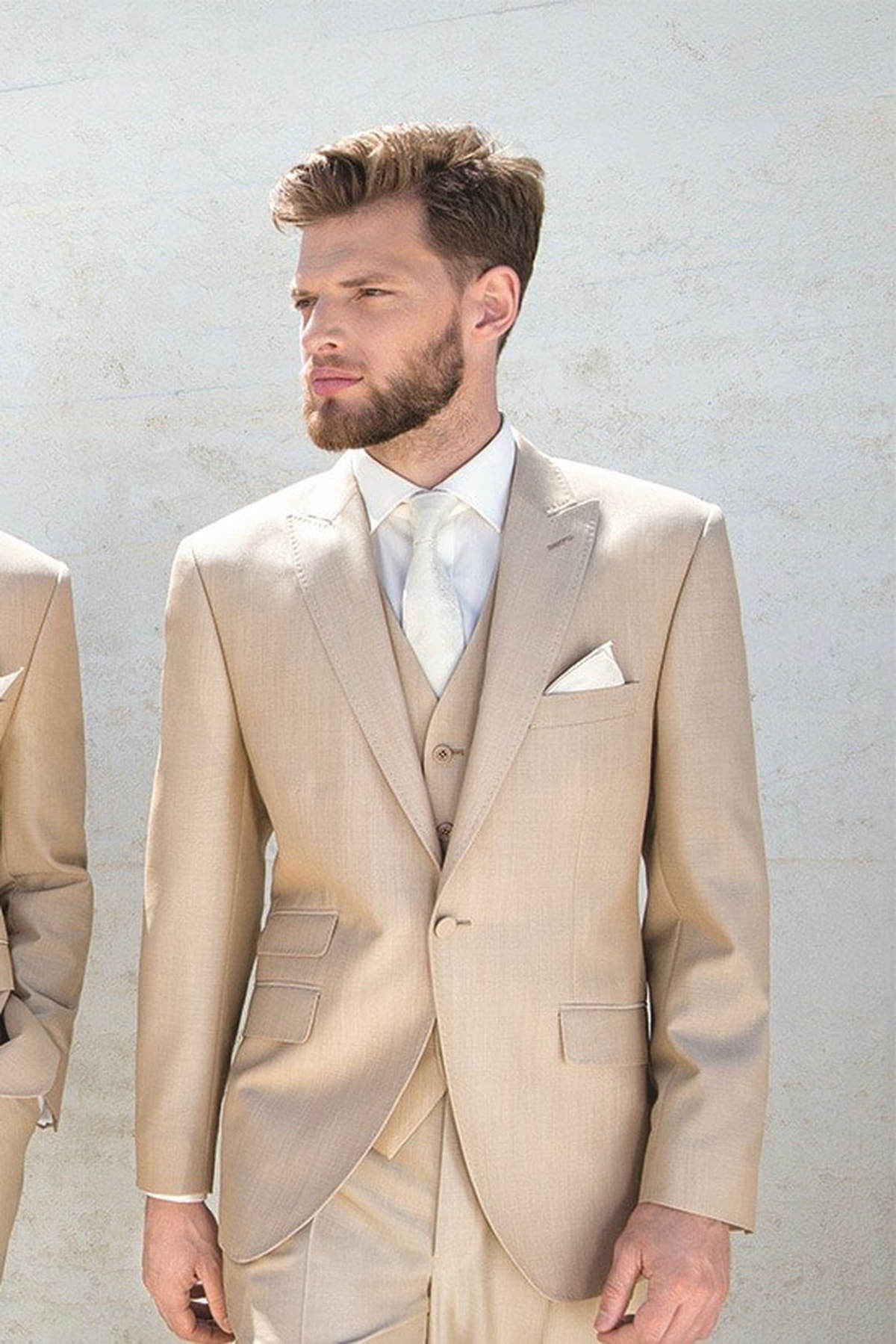 Ivory Mohair Suit