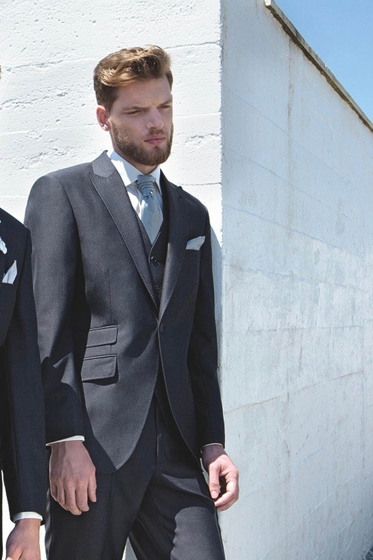 Charcoal Grey Mohair Suit