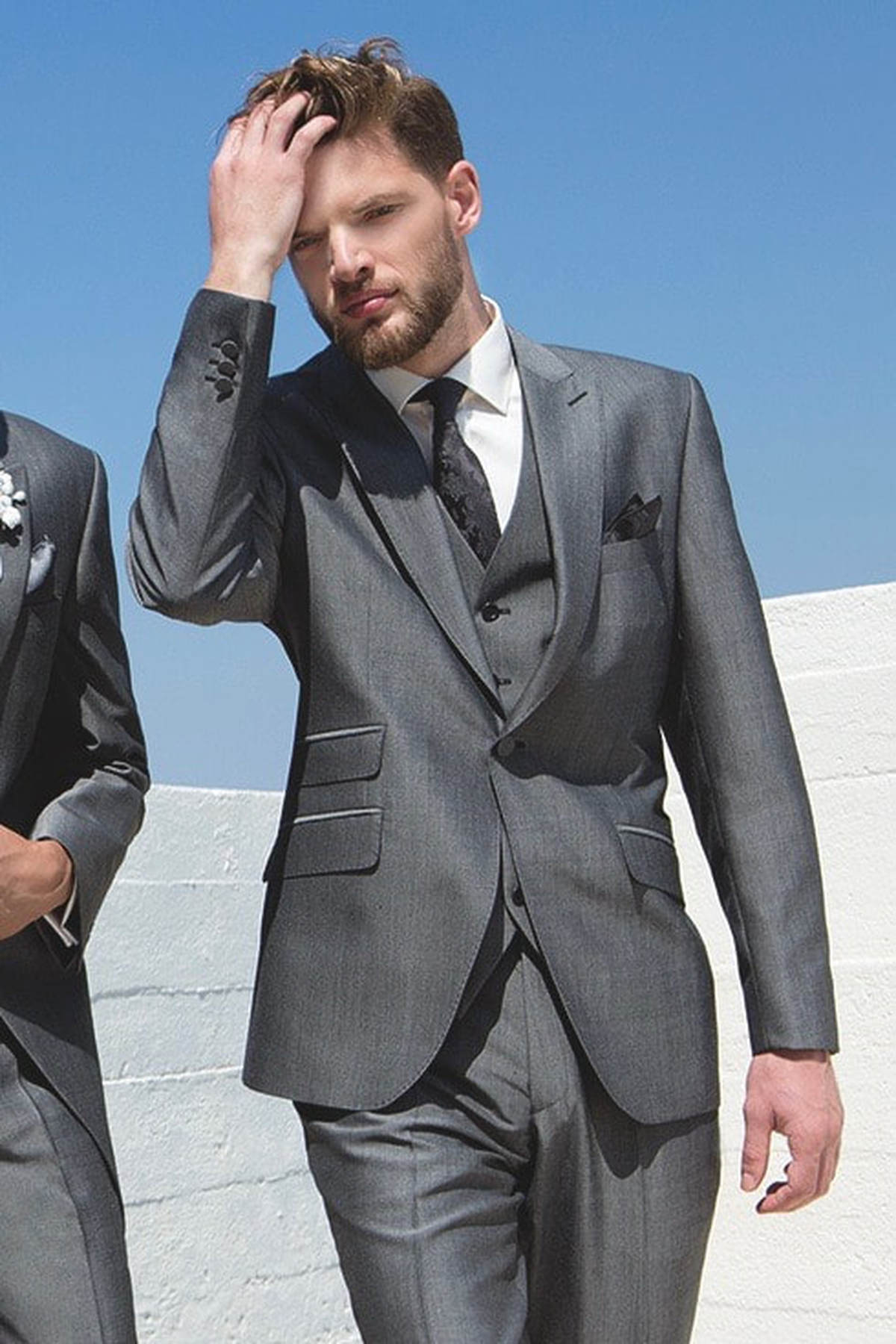 Silver Grey Mohair Suit